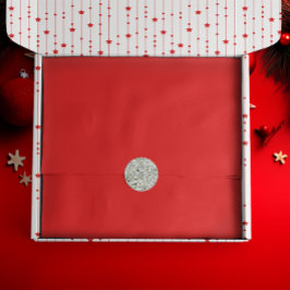 Solid Holly Red Seidenpapier