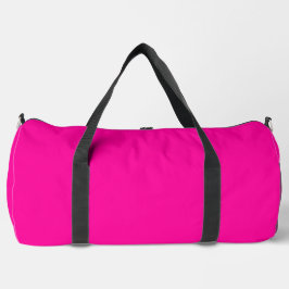 Solid Hot Pink Duffle Bag