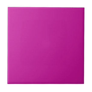 Solid Hot Pink Keramik Tile Fliese