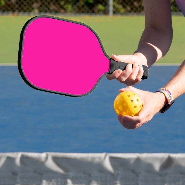 Solid Hot Pink Pickleball Schläger (InSitu)