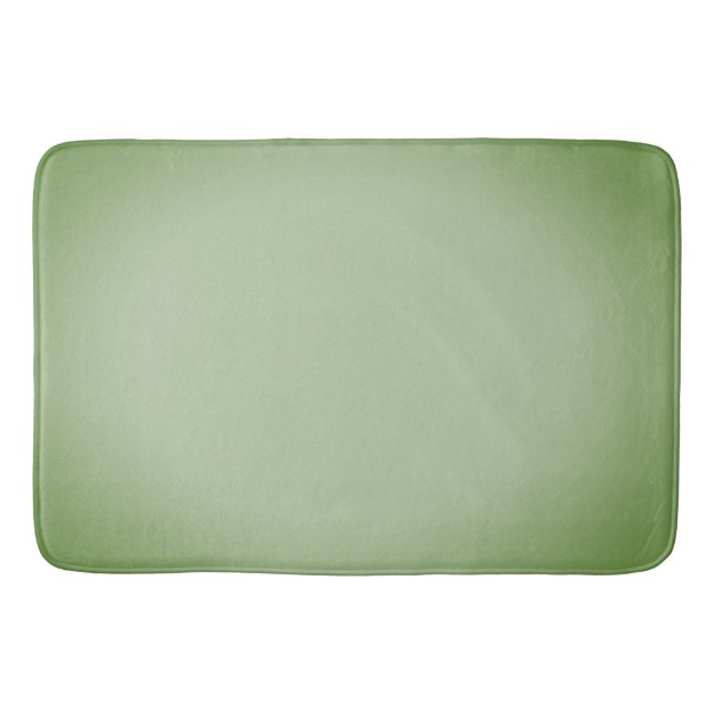Solid Jade Green Celadon Badematte (Vorderseite)