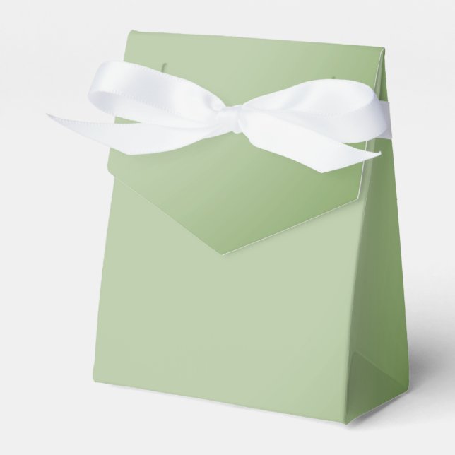 Solid Jade Green Celadon Geschenkschachtel (Vorderseite)