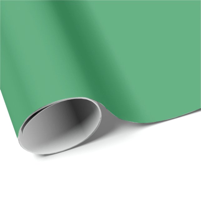 Solid Kelly Green Color Geschenkpapier (Rolleneckpunkt)