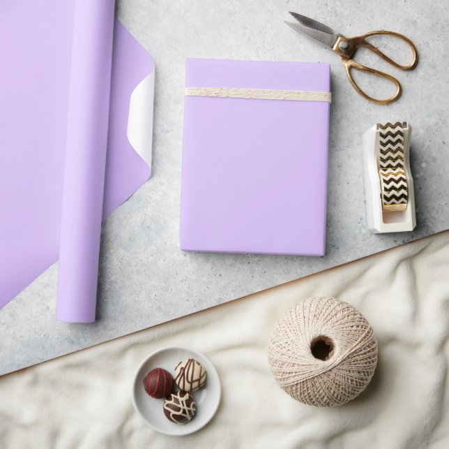 Solid Lavender Geschenkpapier (Kunsthandwerk)