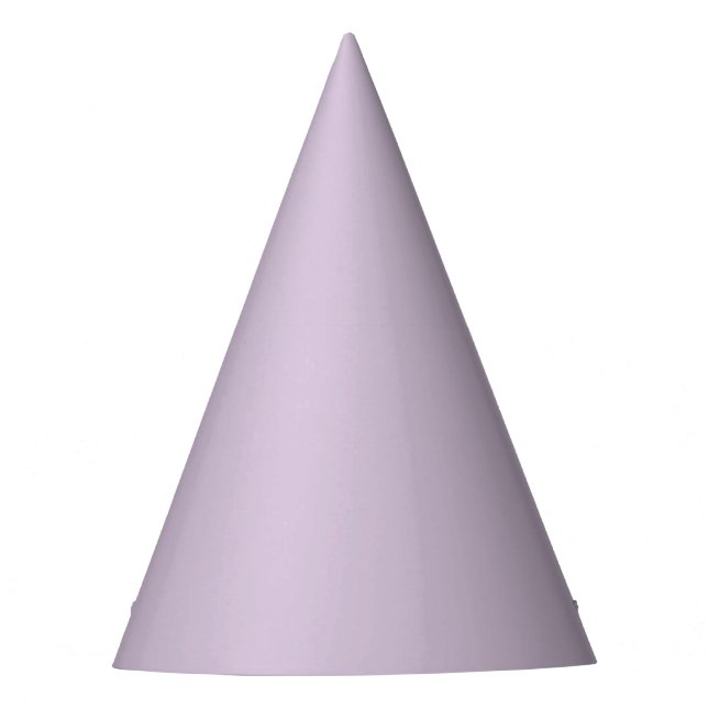 Solid Lavender Party Hat Partyhütchen (Vorderseite)