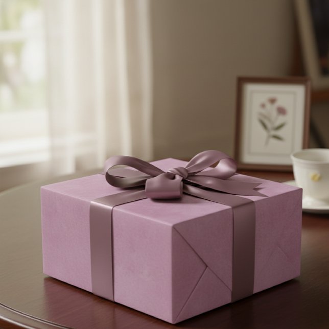 Solid Light Pink / Dusty Pink Gift Wrap Paper Geschenkpapier (Von Creator hochgeladen)