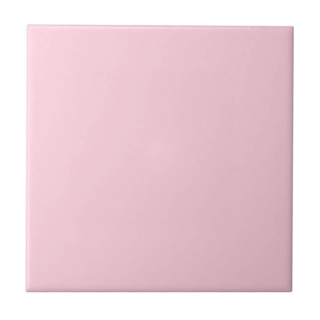 Solid Light Pink Fliese (Vorderseite)