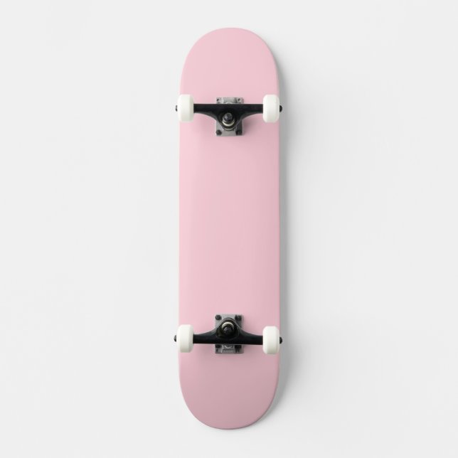 Solid Light Pink Skateboard (Vorderseite)