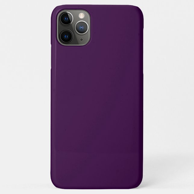 Solid lila dunkle Pflaume Case-Mate iPhone Hülle (Rückseite)