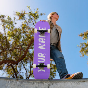 Solid Lila Skateboard