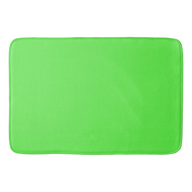 Solid LIme Green Badematte (Vorderseite)