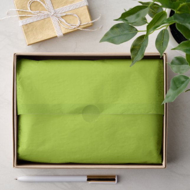 Solid Lime Green Color Seidenpapier (Geschenk)