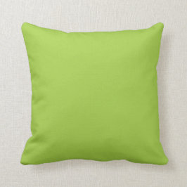 Solid Lime Green Throw Kissen