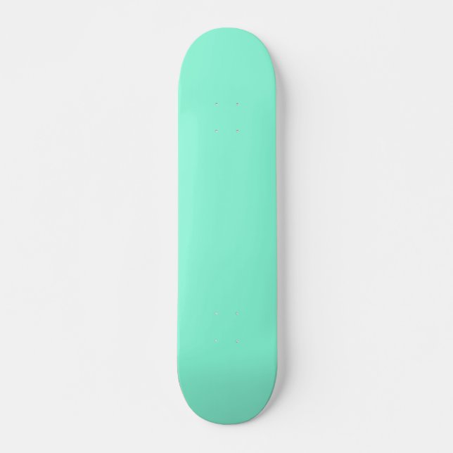 Solid magic mint skateboard (Vorne)