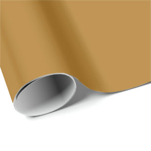 Solid Matte Gold Geschenkpapier