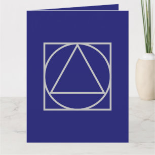 Solid Midnight Blue Elegante Modernes Minimalistis Karte