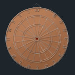 Solid Milk Chocolate Brown Dartscheibe<br><div class="desc">Solid color milk chocolate brown design.</div>