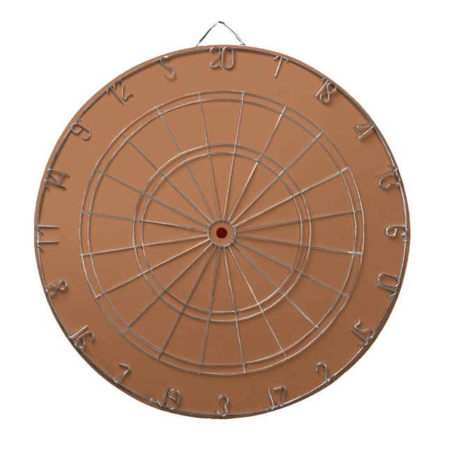 Solid Milk Chocolate Brown Dartscheibe (vorne)