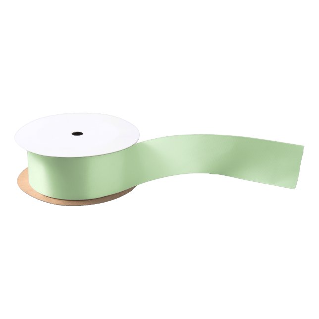 Solid Mint Green Satinband (Spule)