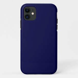 Solid Navy Blue iPhone 11 Hülle