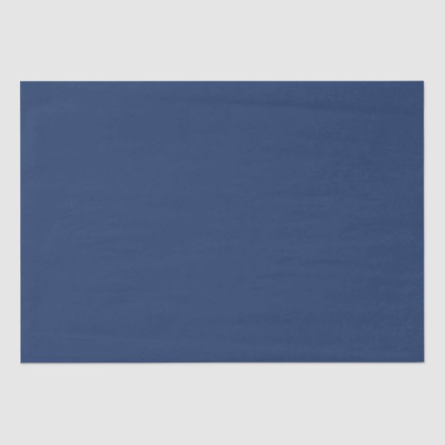 Solid Navy Blue Jeden Anlaß Seidenpapier (Vorderseite)