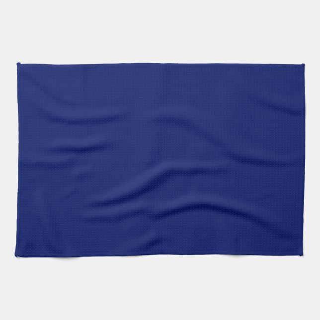 Solid Navy Blue Kitchtuch Handtuch (Horizontal)