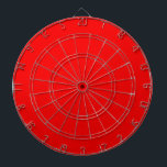 Solid neon rot dartscheibe<br><div class="desc">Vollfarbenes Neonrot-Design.</div>