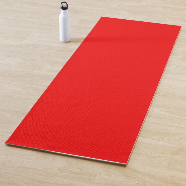 Solid neon rot yogamatte (Beispiel)