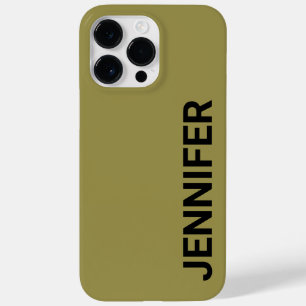 Solid Offbeat Green Individuelle Name Case-Mate iPhone 14 Pro Max Hülle