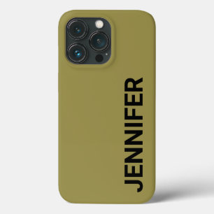 Solid Offbeat Green Individuelle Name Case-Mate iPhone Hülle