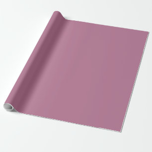 Solid Opera mauve puce Geschenkpapier