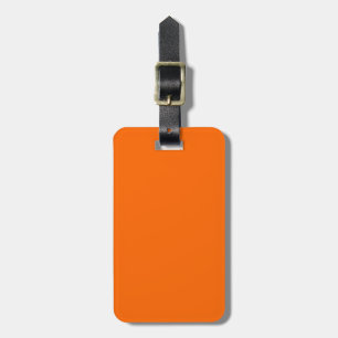 Solid Orange Gepäckanhänger
