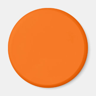 Solid Orange Hintergrundfarbe FF6600 Magnet
