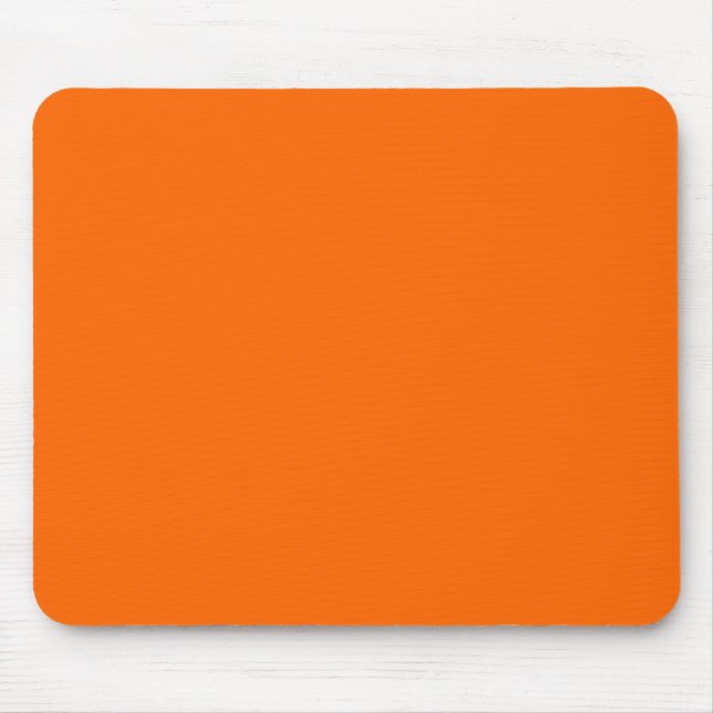 Solid Orange Hintergrundfarbe FF6600 Mousepad (Vorne)