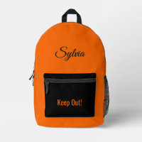 Solid Orange persönlicher Name