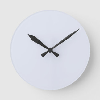 Solid Pale Powder Blue Wall Clock Runde Wanduhr