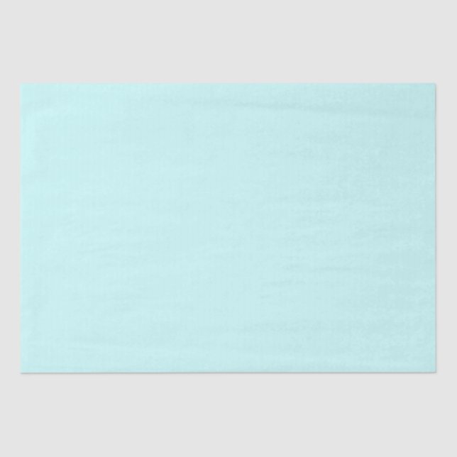 Solid Pale Soft Aqua Classic Seidenpapier (Vorderseite)