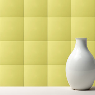 Solid pastel yellow fliese