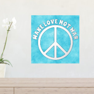 Solid Peace Sign - IHR TEXT Foliendrucke