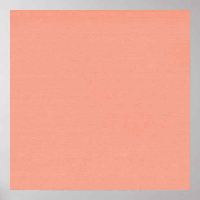 Solid-peach2 SOLID LIGHT PEACH ORANGE HINTERGRUND Poster (Vorne)