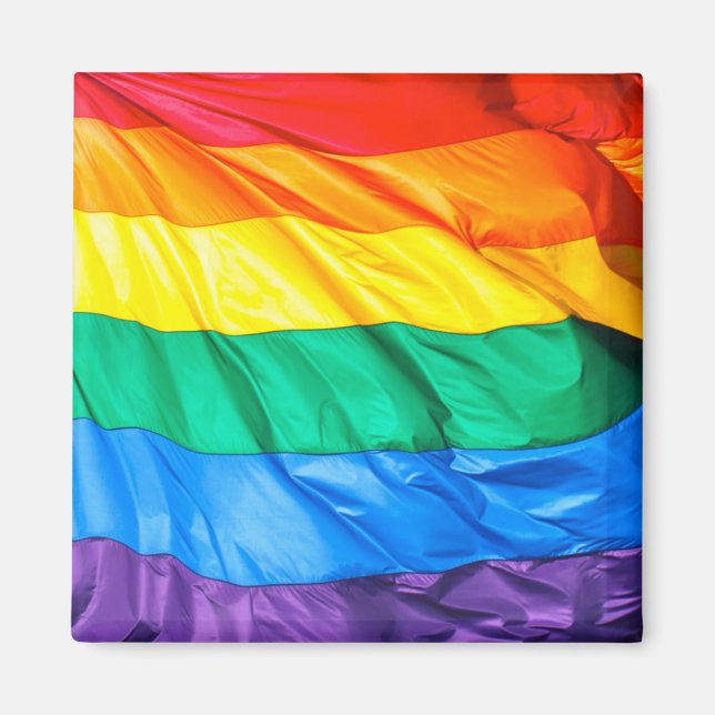Solid Pride - Gay Pride Flag geschlossen Magnet (Vorne)