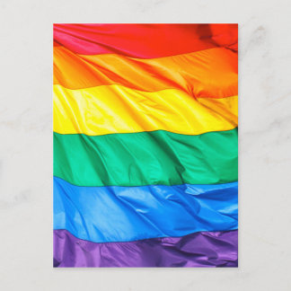Solid Pride - Gay Pride Flag geschlossen Postkarte