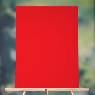Solid Red Background Acrylschild