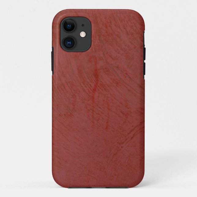 Solid Red Case-Mate iPhone Hülle (Rückseite)