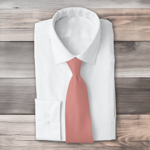 Solid Rose Gold Color Modern Krawatte