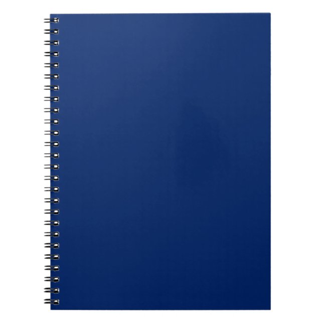 Solid Royal Blue Notepad Notizblock (Vorderseite)