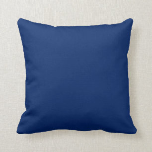 Solid Royal Blue Throw Kissen