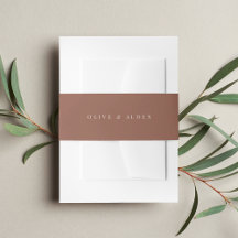 Solid Rust + Klassische Briefings Hochzeit