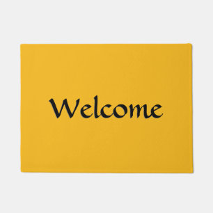Solid Saffron Gelb Fußmatte