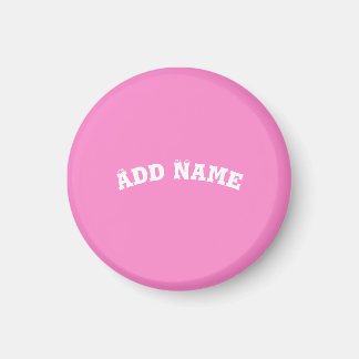 Solid Schlicht Taffy Baby Pink Magnet
